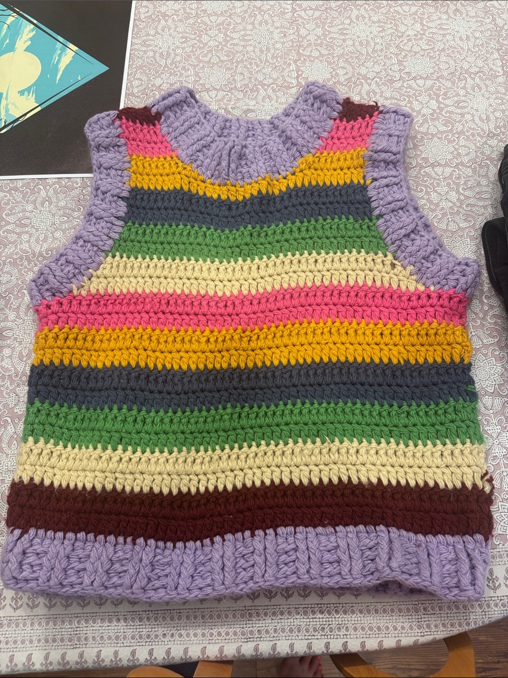 Farm Rio sweater vest size small